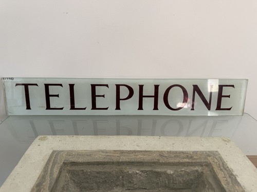 Vintage red telephone - red, box