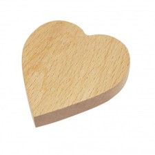 Cuore Piatto in Legno