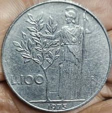 Italy 100 Lire 1975 VF