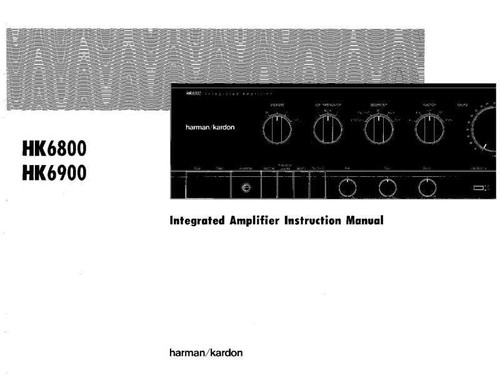 Harman kardon 6900 - harman,