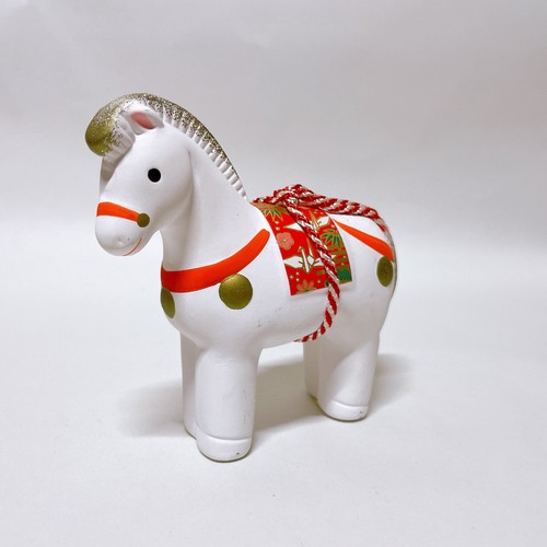 Statuina cavallo ceramica