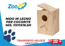 Nido legno per cocorite - in,