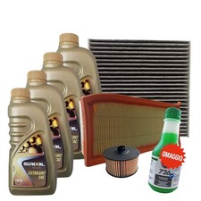 Kit Tagliando Renault Clio IV 0.9 1.2 TCe Captur I 1.3 Filtri 4 Olio 5W30 Siroil