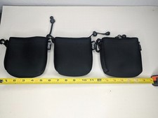 Lotto di 3 custodie morbide in