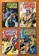 Adventures of Cyclops & Phoenix #1, 2, 3 & 4 complete series (AF2) Marvel 1994.