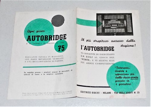 Brochure autobridge anni - autobridge, 50/60