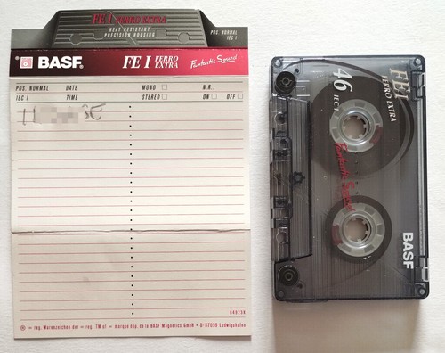 Musicassetta basf i - mc, fe