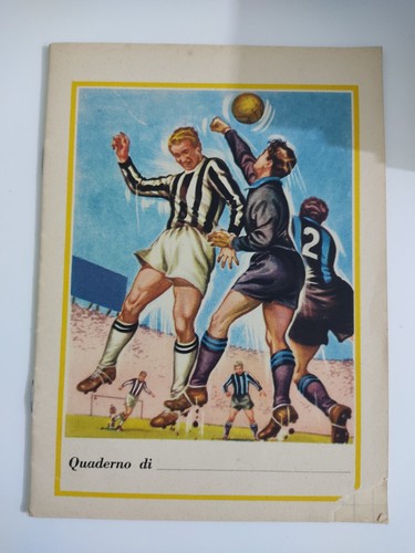 Quaderno 1954 juventus - 1954, inter