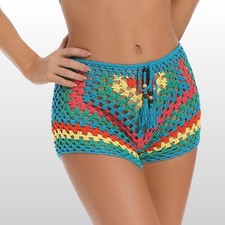 Handmade Crochet Stripe Beach