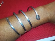 RARO Bracciale argento 925 MASCHERA APOTROPAICA SPIRALE - design Gerardo SACCO 