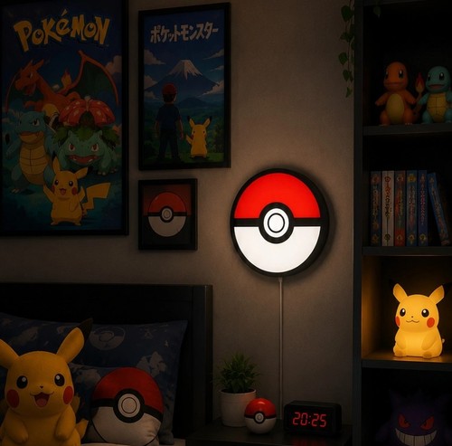 Pokémon pokeball led - pokémon, da