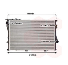Hella 8MK376710-301 Radiatore