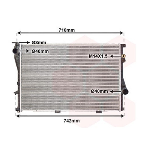 Hella 8mk376710 301 radiatore - 8mk376710-301,