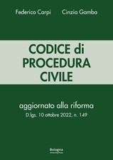Codice di procedura civile. Aggiornato alla riforma D.lgs. 10 ottobre 2022, n. 1