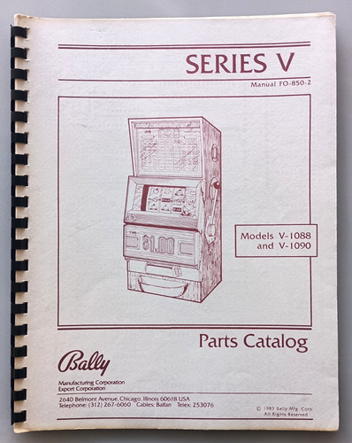 Bally slot machine - serie, v