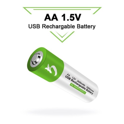 Batteria ricaricabile usb - ricaricabile, aa