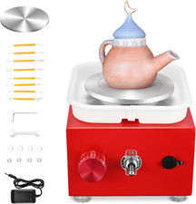 Tornio per Ceramica, Tornio per Argilla 2000 RPM Velocità Regolabile Ruota Di Ce