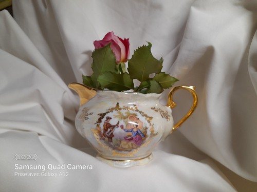 Pot lait porcelaine - pot,