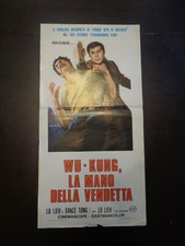 locandina WU-KUNG LA MANO DELLA VENDETTA (1973) L.LIEH  tipo MANIFESTO -1a ED.-