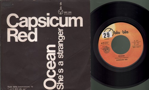 Capsicum red ocean - capsicum, ocean/she's