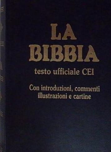 Bibbia testo ufficiale cei - testo,