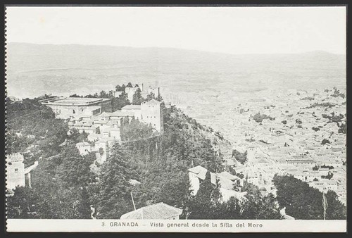 Granada melograno panoramica - granada.,