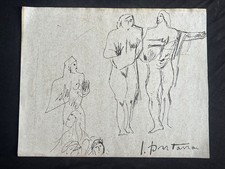 LUCIO FONTANA disegno e quadro
