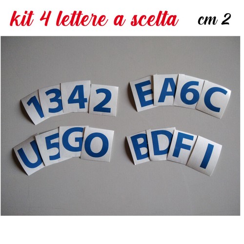 Kit lettere adesive a - 4,