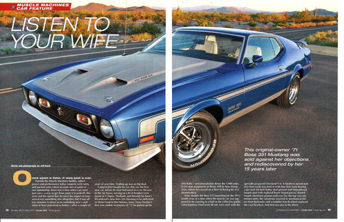 Ford mustang boss 351 - ford, ~