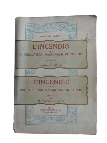 Incendio della biblioteca - l'incendio,