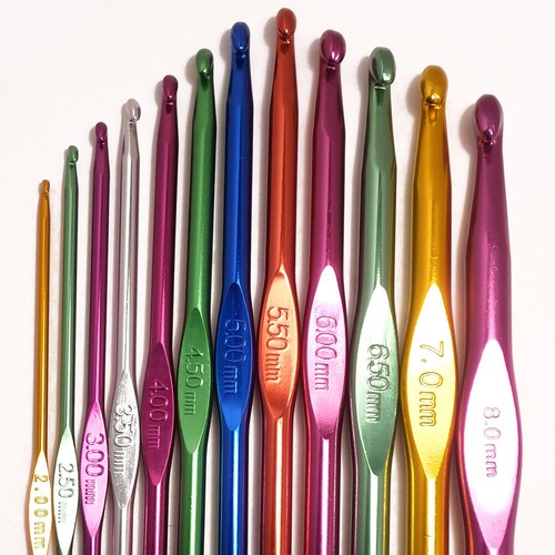 Uncinetto gancio multicolore - uncinetto,
