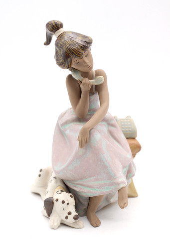 Statuina ceramica gres lladro - gres,