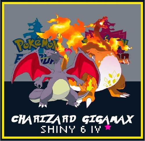 Charizard gigamax shiny - gigamax,