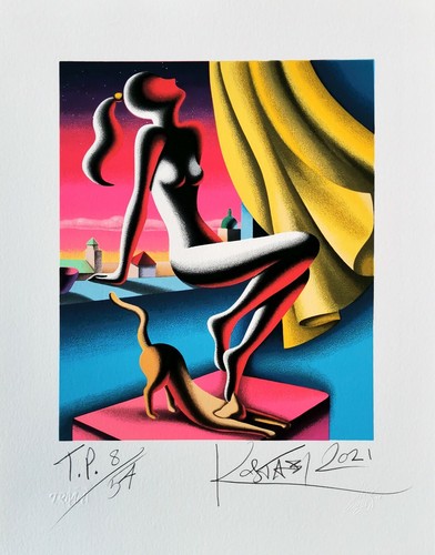 Mark kostabi 45x35 serigrafia - 45x35,