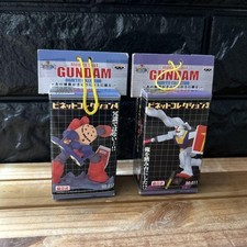 Gundam Figure Bandai Vignette Collection n. 011 n. 017 anime da collezione Gi...