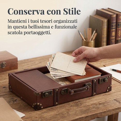 Valigia decorativa vintage - valigia,