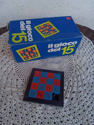 Vintage gioco del 15 - vintage,, 15.