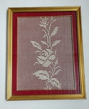 Quadro uncinetto filet - ad,