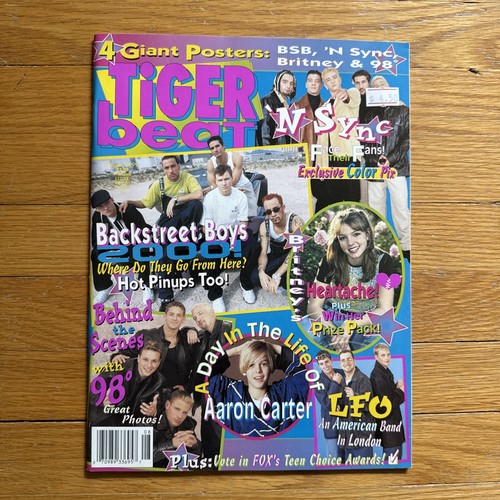 Tiger beat magazine august - tiger,