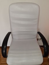 poltrona pedicure, professionale, bianca con poggiapiedi