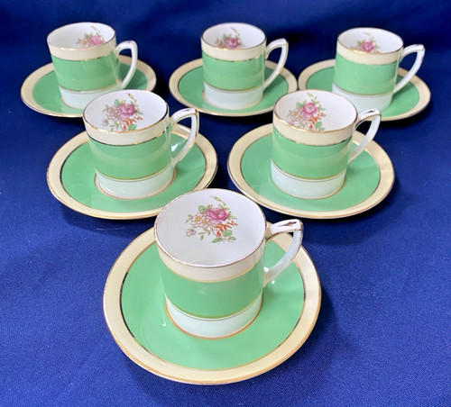Set tazzine piattini da - set, 6