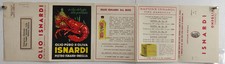 PUBBLICITA' OLIO D'OLIVA ISNARDI-ONEGLIA IMPERIA-quintupla-Bologna-D16-109