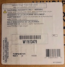 Nuovo W11613479 sostituisce