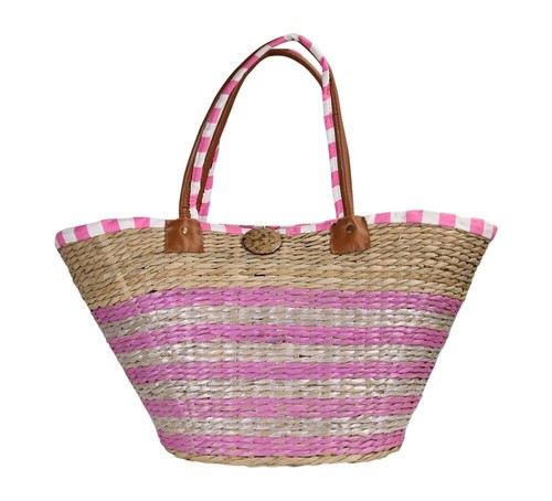 Borsa mare rohkorb rosa - mare, bianco