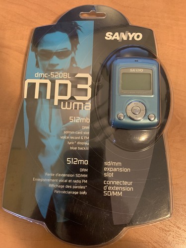 New sanyo mp3 player 512 - new,