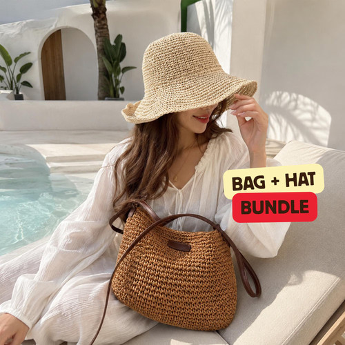 Set cappello borsa in - set, e
