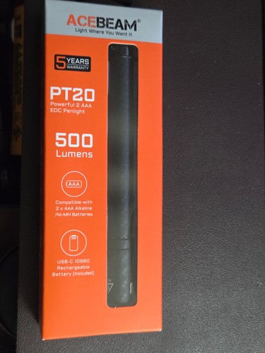Torcia penna acebeam pt20 - penna,