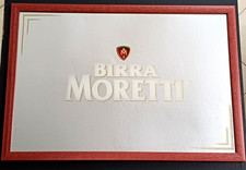 BIRRA MORETTI SPECCHIO PUBBLICITARIO 43X63.5X1.5 CENTIMETRI