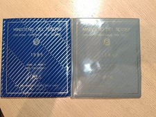 ARGENTO - SERIE DIVISIONALI ITALIA LIRE ANNO 1985 - 10 VALORI E 11 VALORI - FDC