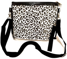 Borsa a mano bianca con foto